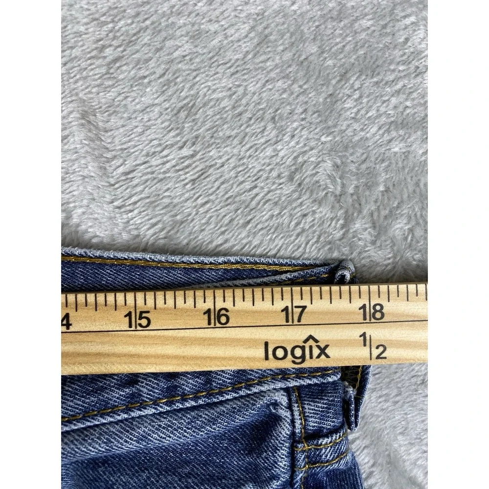 Levi's 505 Men's Jeans 34x30 Straight Leg Y2K Vintage‎ Zip Fly Denim Blue